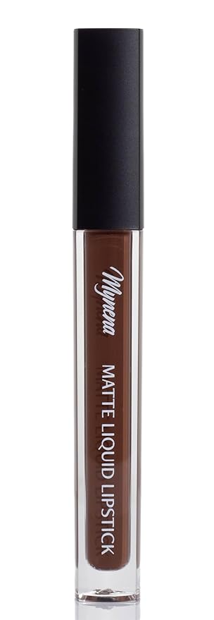 Mynena Brown Long-Lasting Matte Liquid Lipstick Intense Color Smudge-Proof & Waterproof Comfortable Hydrating Shea Butter Vegan & Cruelty-Free | Cyndia