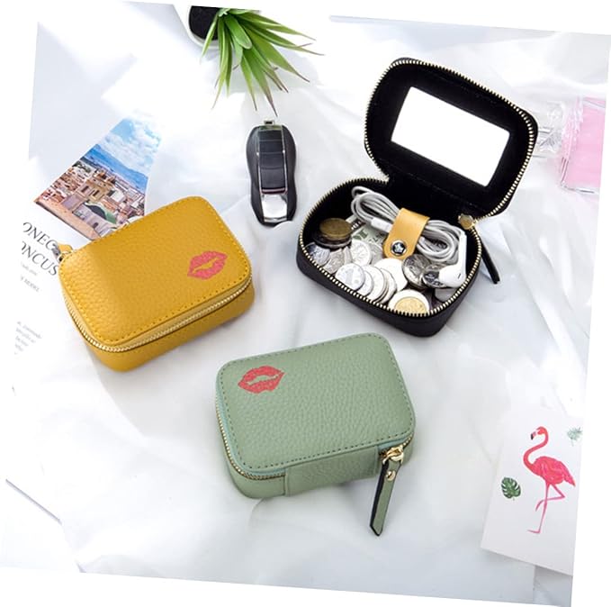 Mobestech Cosmetic Bag Toiletry Lipstick Holder Bag Faux Bag
