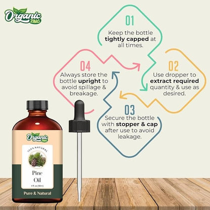Pine (Pinus) Oil | Pure & Natural Essential Oil for Aroma, Skincare & Massage - 118ml/3.99fl oz