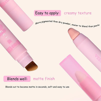 Highlighter Stick - Creamy Contour & Blush Stick & Concealer