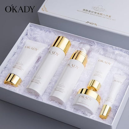 6-In-1 Niacinamide Skin Care Set Moisturizing Skin Care Sets & Kits For Women Daily Skincare Routine