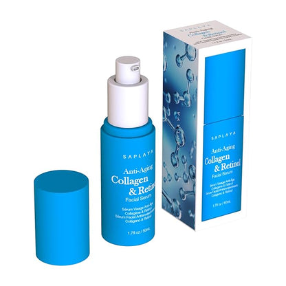 Day & Night Facial Cream Serum Moisturizing For Face Neck and Chest Cream Hydrating Deep Moisturizer Made in South Korea (Anti-Aging Collagen, Full Kit)