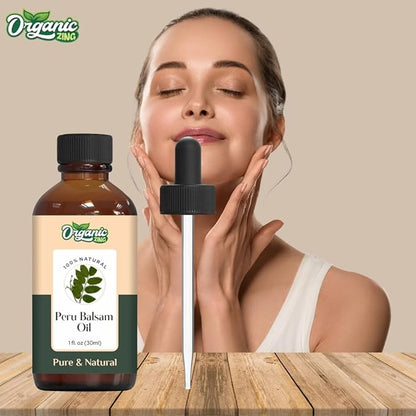 Peru Balsam (Myroxylon Balsamum) Oil | Pure & Natural Essential Oil for Aroma, Diffuser, Haircare & Skincare- 30ml/1.01fl oz