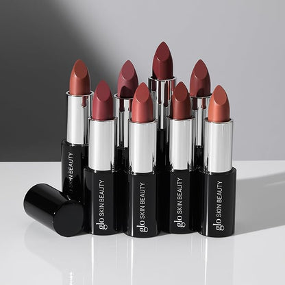 Glo Skin Beauty Satin Lipstick (In Bloom) | Nourishing Longwearing Lip Stick Packed with Skincare Benefits