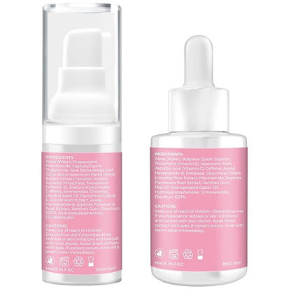 Caffeine Eye Cream,Dark Circles Under Eye Treatment For Puffiness And Bags Under Eyes Wrinkles Dark Circles w/Eye Serum & Eye Roller,Eye Cream Eye Care,Eye Bag Remover Puffy Eyes Treatment Products