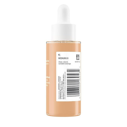Neutrogena Healthy Skin Sensitive Skin Serum Foundation with Medium 01, 1 oz