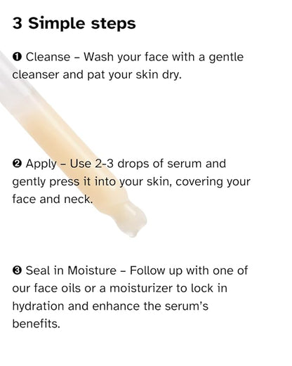 Glass Skin Face Serum - Hydrating, Moisturizing, and Brightening Vegan Face Oil with Zinc, Vitamin C, Grapefruit, Linalool for Even Skin Tone, UV Defense, Anti-Aging & Sensitive Skin Care – 1.69 fl oz