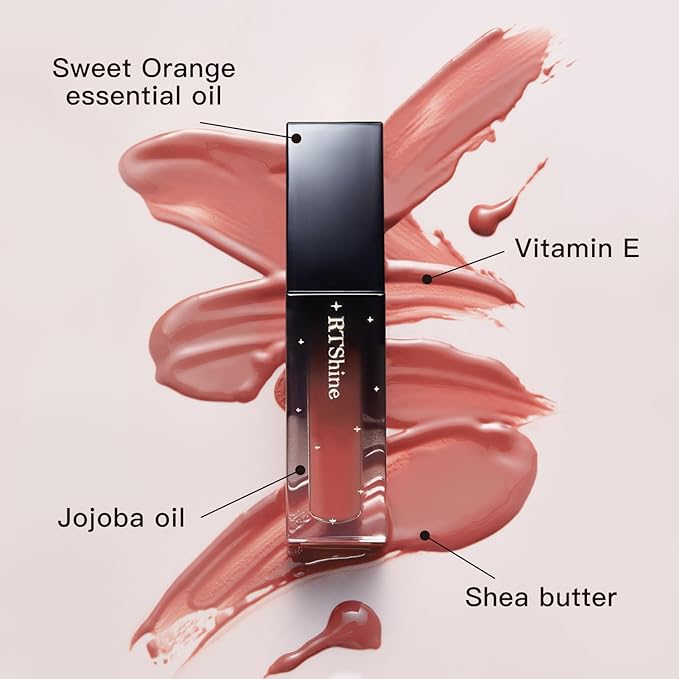 READY TO SHINE Matte Vegan Creamy Satin Lipstick and Lip Glow Set (302-Close to You+102-#ONMYOWN) CRUSH ON YOU