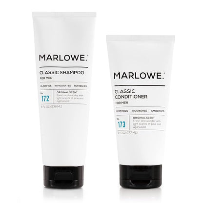 Best Sellers Kit & Classic Mens Shampoo and Conditioner Set | Features Signature Body Scrub Soap Bar, Men's Facial Cleanser, Facial Moisturizer, Shampoo & Conditioner