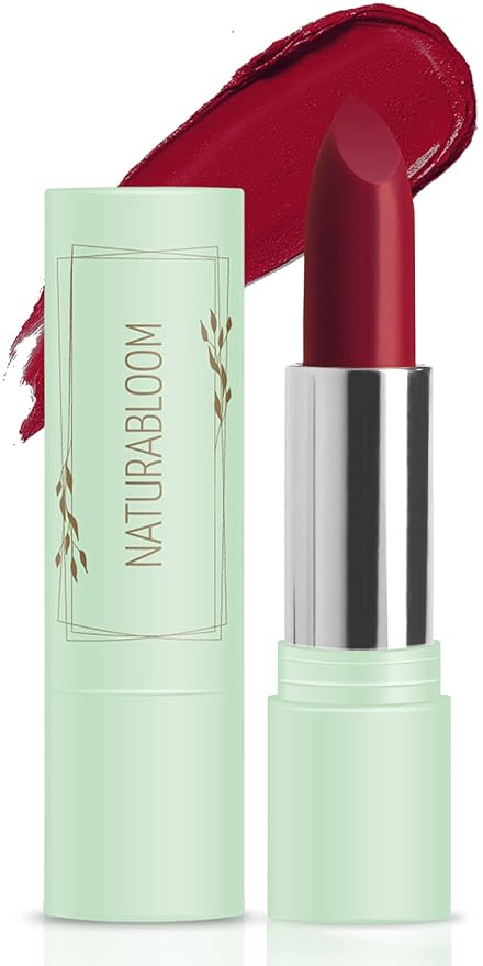 Vegan Lipstick (Rubby) - Sensational One-Stroke Long Lasting Lipstick from Natural Oils & Butters Full-Coverage Lip Color with Shea Butter & Coconut Extact - Premium Hydrating Lipsticks