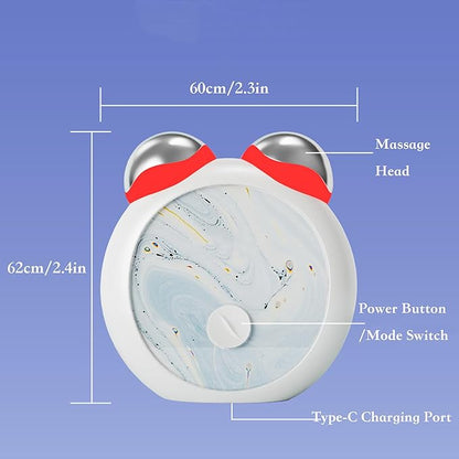 Face and Neck Massager Tools - Mini Face Lift Device - Skin Tightening Device - Face Sculpting Tool - Red Blue Light Led Facial Sculptor - Face Massager Tool Beauty Massager For Face Body Legs Neck