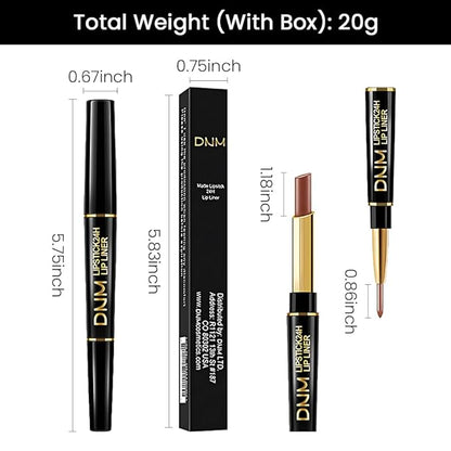 evpct 1Pcs Light Nude Brown Matte Lip Line