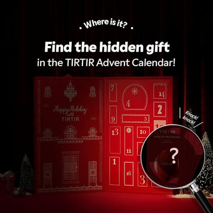 TIRTIR Advent Calendar 2024 | 16 Days of Holiday Gift Set for Women, Skincare and Makeup Set, Stocking Stuffers, Skincare & Cosmetic Christmas Gift for Her, 2024 Limited Edition
