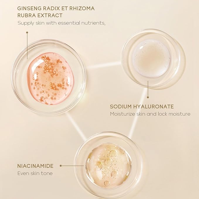 Snail Mucin Skin Care Set,Gold Snail Serum,Ginseng