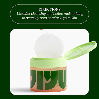Korean Skincare Anti-Aging, Dark Spot & Wrinkle Minimizing Toner Pads - Hydrating with Snail Mucin, Centella Asiatica, Niacinamide, Peptides - for Acne Marks & Hyperpigmentation - 100 Count