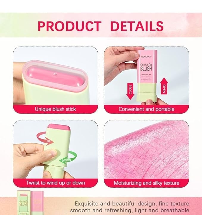 Blush Rare Beauty Liquid Blush Cream Blush Stick Long Lasting(pink)