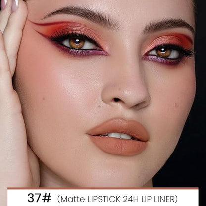 evpct 1Pcs Light Nude Brown Matte Lip Line