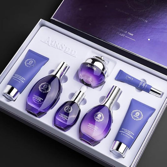 7 Piece Skincare Set Full-size skin Moisturizing