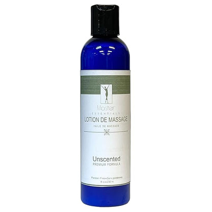 Master Massage Unscented Massage Lotion 8oz Oz Bottle