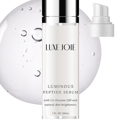 Luminous Peptide Serum Best Anti Aging Facial Treatment Skin Care Improve Fine Lines, Hydrate, Lifts Plumps Firms Reduce Deep Wrinkles Improve Skin Tone for Men and Women