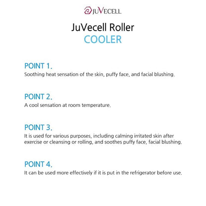 JUVECELL Ice Roller for Puffiness, Face & Eyes Cooler Facial Roller to Press Serums, Cream and Oil Into Skin, Massager Skin Care Tool, Eye Massager and Neck Roller