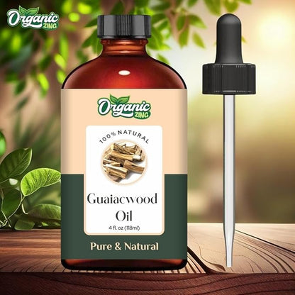 Guaiacwood (Bulnesia Sarmientoi) Oil | Pure & Natural Essential Oil for Skincare, Aroma and Diffusers - 118ml/3.99fl oz
