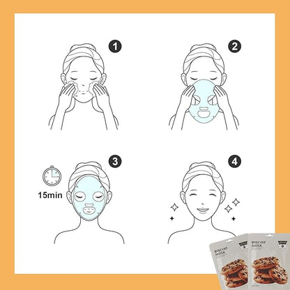 Facial mask Moisturizing face Mask - 10 Sheets, Deep Hydration, Improves Dry Skin, Sheet Mask, skincare for All Skin Types (COLOR-1)