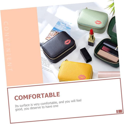 Mobestech Cosmetic Bag Toiletry Lipstick Holder Bag Faux Bag
