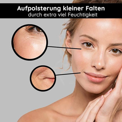 Hyaluron Serum high dose 50ml - Hyaluronic Acid Serum Face - Vegan - Facial Care Men and Women - Anti Aging Hyaluronic Acid Face Serum, Eye Serum - RAU Cosmetics