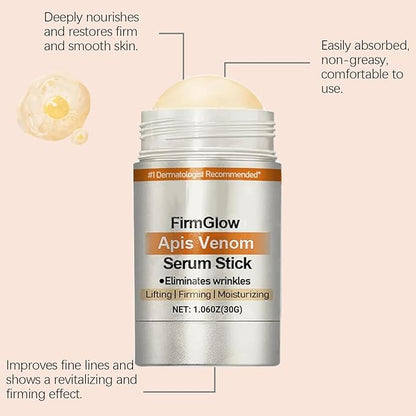 2PCS Apis Venom Serum Stick, Advanced Firming & Wrinkle-Reducing Cream, Skin Firming Cream For Body, Botox BeeVenom Firming Serum Stick for Body Lifts, Moisturizing