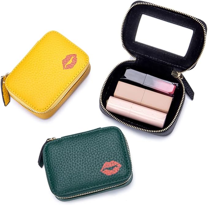 Mobestech Cosmetic Bag Toiletry Lipstick Holder Bag Faux Bag