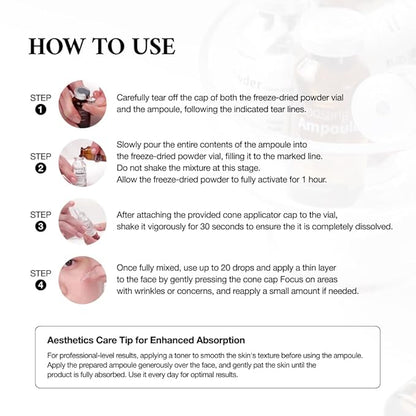 JEU'DEMEURE Collagen, Peptide, Hyaluronic Acid Serum, Face Lift with DermiShuttle, Korean Serum for Anti-Aging, Microneedling, Skin-Firming, Brightening, Hydrating for Face (without microneedle)