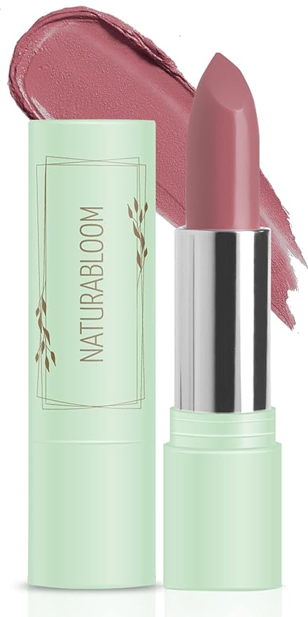 Vegan Lipstick (Peony) - Sensational One-Stroke Long Lasting Lipstick from Natural Oils & Butters Full-Coverage Lip Color with Shea Butter & Coconut Extact - Premium Hydrating Lipsticks