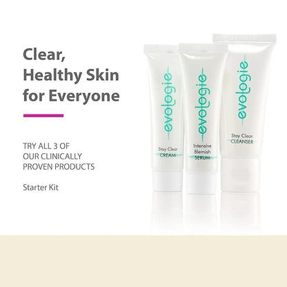 Evologie Intensive Blemish Serum - Hydrating and Lightweight Serum - Face Serum That Manages Breakouts and Reduce Pimple Marks - Safe on Sensitive Skin - Ideal For Teens, Men & Women, 0.5 oz