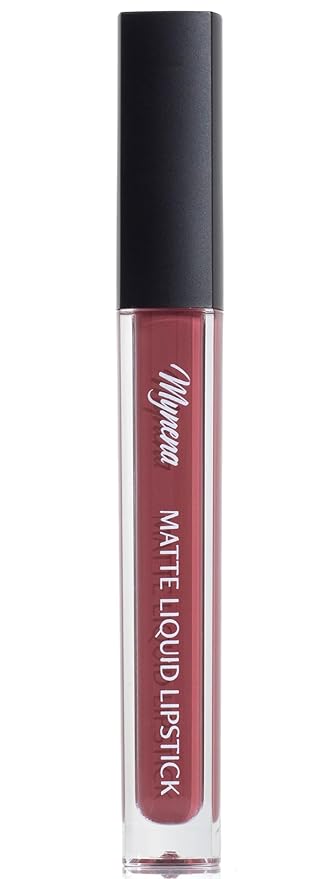Mynena Maroon Brown Long-Lasting Matte Liquid Lipstick | Intense Color, Smudge-Proof & Waterproof | Comfortable, Hydrating Shea Butter | Vegan & Cruelty-Free | Erin