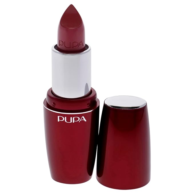Pupa Milano Volume - Plumping, Hydrating, Cream Formula Lipsticks - Lasting Color That Stays On Lips All Day Long - Lustrous, Flattering Shades For All Skin Complexions - 300 Pink - 0.123 Oz