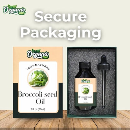 Broccoli Seed (Brassica oleracea) Oil | Pure & Natural Carrier Oil for Skincare, Hair Care & Massage - 30ml/1.01fl oz