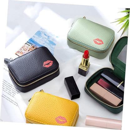 Mobestech Cosmetic Bag Toiletry Lipstick Holder Bag Faux Bag