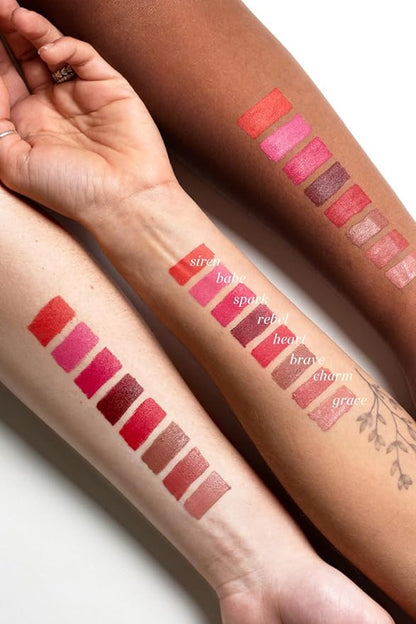Ere Perez - Natural Coco Crayon Hydrating Lip Color | Vegan, Cruelty-Free, Clean Beauty (Brave, 0.01 oz | 3 g)