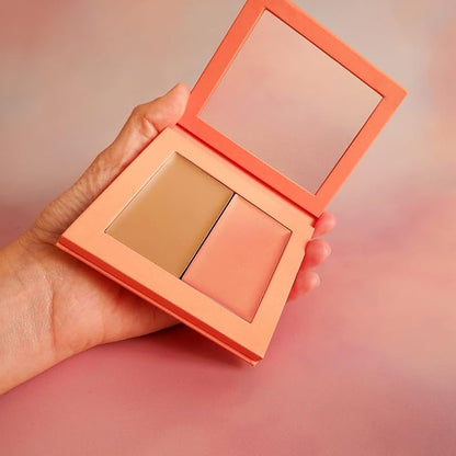 Makeup Cream Blush + Bronzer Refillable Palette - 8g