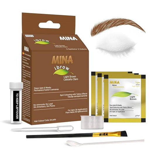 MinaiBrow Tint Kit Light Brown