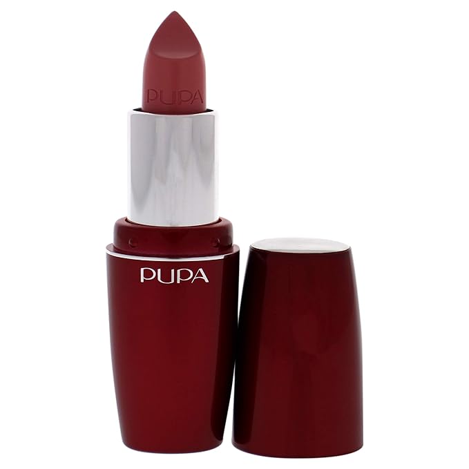 Pupa Milano Volume - Plumping, Hydrating Cream Formula Lipsticks - Lasting Color That Stays On Lips All Day Long - Lustrous, Flattering Shades For All Skin Complexions - 101 Nude Rose - 0.123 Oz