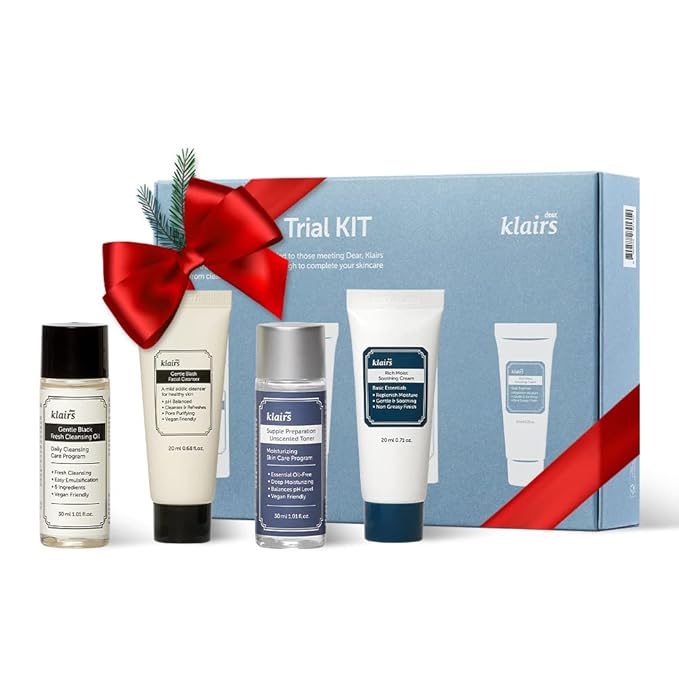 [DearKlairs] Skincare Trial Kits, 4 minis, cleansing