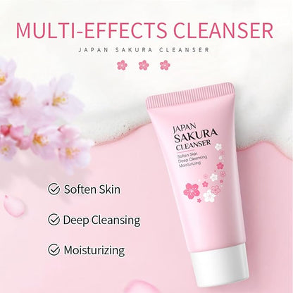 Sakura Birthday Gifts for Womens & Teens Girls Skincare Set, Sakura Extract Skin Care Set, skincare for girls 10-12, skin care for teens 10-12, kids skin care set for girls ages 8-12 (Sakura Set A)