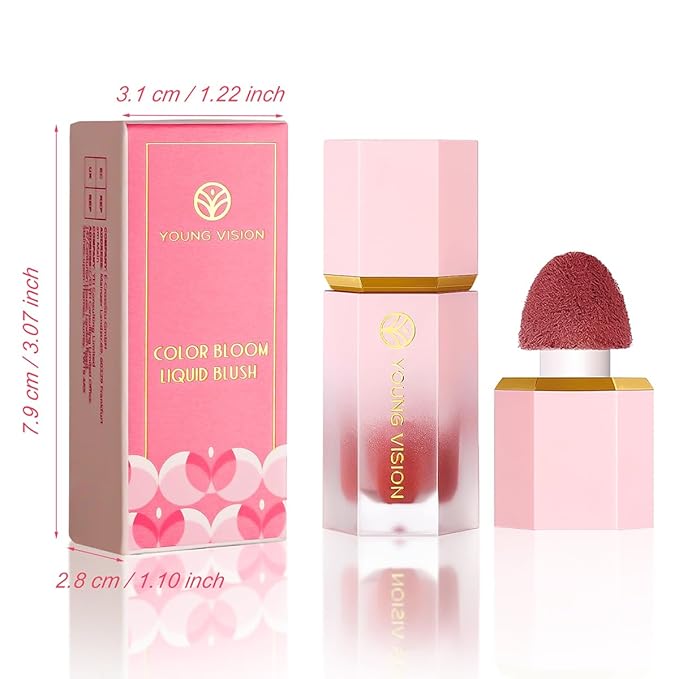 YOUNG VISION Liquid Cheek Blush -Soft Cream Rouge/Blusher Dewy Finish