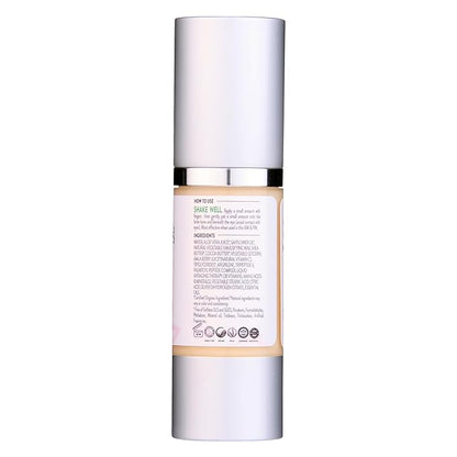 Glimmer Goddess Organic Peptide Eye Serum with Vitamin C – Hydrating & Revitalizing, 1 oz