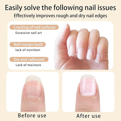 Cuticle Oil Pen for Nails Care,Nail Oil For Strength,Nourish Moisten Care Nail Cream To Reduce Nail Cracking and Dry for Weak Peeling Brittle and Thin Nails （Strawberries&peaches）