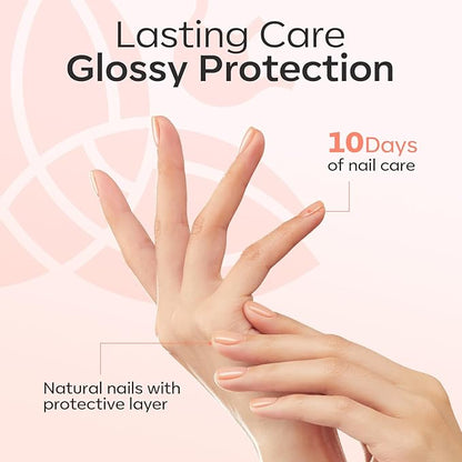 modelones Nail Strengthener Jelly Nude Nail Repair for Damaged Nails Strengthening Polish 15ml Nail Growth and Strengthener Natural Concealer Foundation Nail Care Gifts for Women