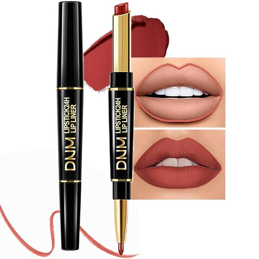 evpct 1Pcs Light Brown Lip Liner and Lipstick