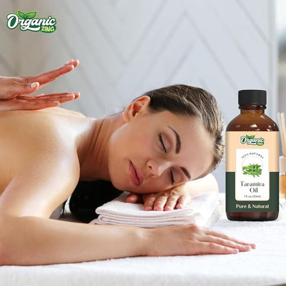 Taramira (Eruca vesicaria SSP. Sativa) Oil |Pure & Natural Steam Distilled Essential Oil Massage, Skincare & Haircare- 30ml/1.01fl oz